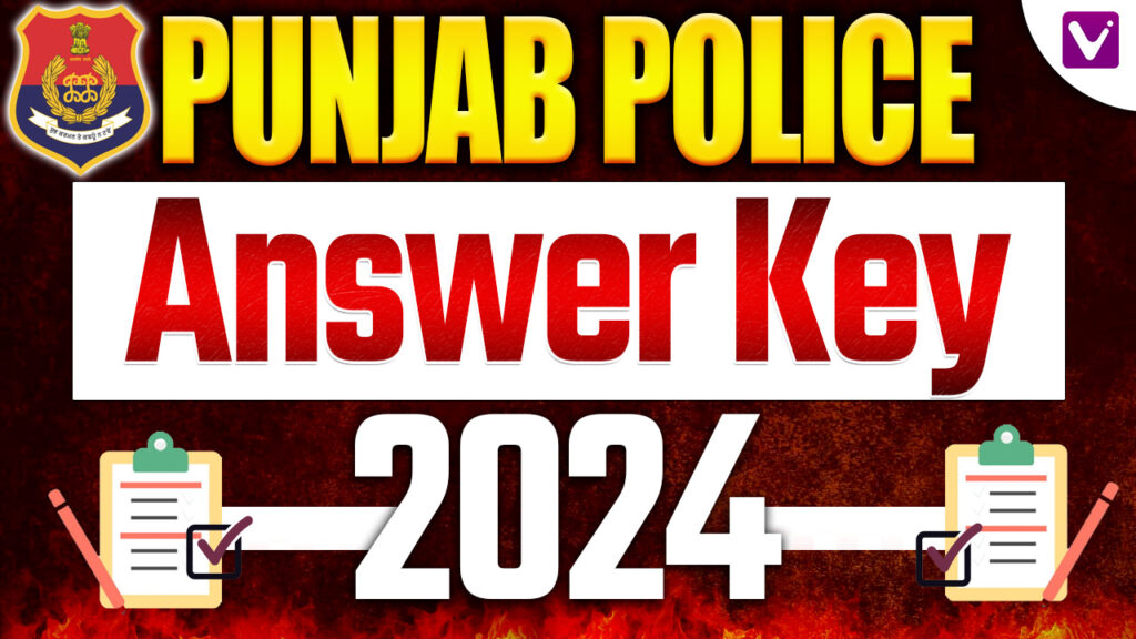 Punjab Police Constable Answer Key 2024