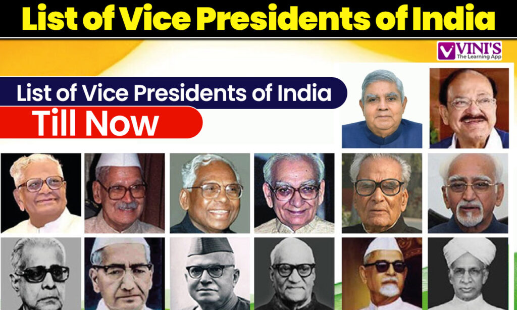 Vice Presidents of India